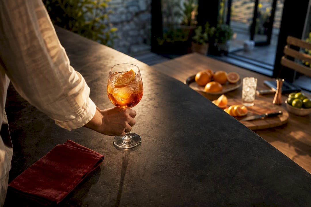 Spritz proposé entre le bar et l'apéritif maison